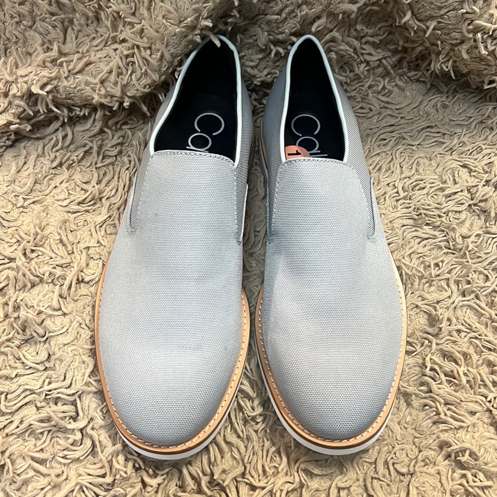 Calvin Klein Men’s Casual Loafers shoes Color Blue Grey